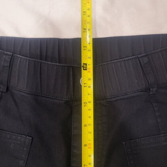 Women's Wide Leg Ankle Pull-on Black 4-[ocket Pants - Size L - Picture 6 of 8